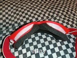 Vintage SCOTT 89X RED goggles/mask guard, mx, ama, motocross, helmet, visor
