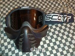 Vintage SCOTT Desert goggle mask face guard, mx, ama, motocross, helmet, visor