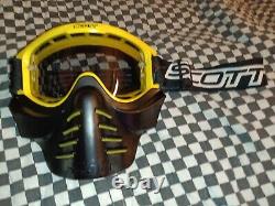 Vintage SCOTT goggles/mask / face guard, mx, ama, motocross, helmet, visor