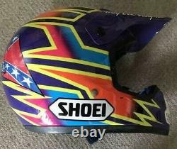 Vintage SHOEI Motocross Helmet VF-X DEMON BRADSHAW Replica Size S Used