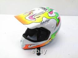 Vintage SHOEI Motocross Helmet VF-X TROYLEE White Size M