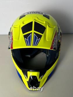 Vintage SHOEI Motocross Helmet VF-X2 RON TICHENOR Replica Size XL