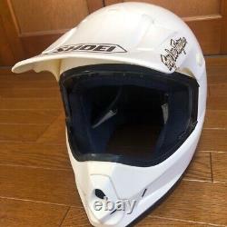 Vintage SHOEI Motocross Helmet VF-X2 White Size M
