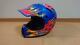 Vintage SHOEI Motocross Helmet VF-XTROYMAX Blue Size M Used 80s 90s