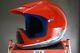 Vintage SHOEI Motocross Helmet VX3 Red Size M NOS Interior Repaired