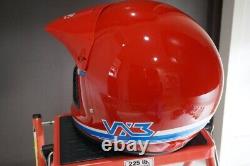 Vintage SHOEI Motocross Helmet VX3 Red Size M NOS Interior Repaired