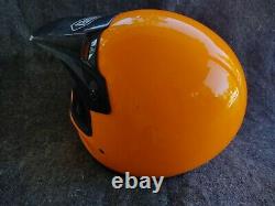 Vintage SHOEI Orange Crush Motocross Helmet size M