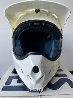 Vintage SHOEI Safety Helmet Troy Lee Designs VF-X2 Size L. White