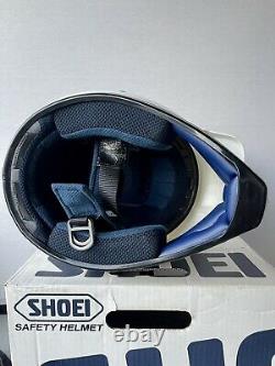 Vintage SHOEI Safety Helmet Troy Lee Designs VF-X2 Size L. White