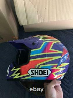 Vintage SHOEI VF-X DAMON BRADSHAW Motocross Helmet Size L Troy Lee DesignsUSED