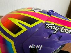 Vintage SHOEI VF-X DAMON BRADSHAW Motocross Helmet Size M Troy Lee Designs