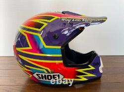 Vintage SHOEI VF-X Damon Bradshaw Model Motocross Helmet Size L Troy Lee Designs