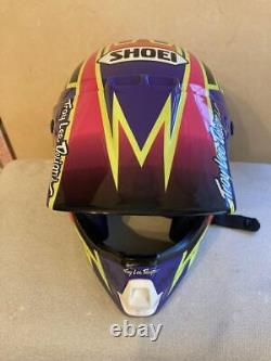 Vintage SHOEI VF-X Damon Bradshaw Replica Motocross Helmet Size L Troy Lee