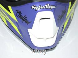 Vintage SHOEI VF-X Damon Bradshaw Replica Motocross Helmet Size L Troy Lee NOS