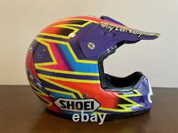 Vintage SHOEI VF-X Damon Bradshaw Replica Motocross Helmet Size S Troy Lee