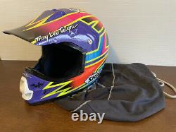 Vintage SHOEI VF-X Damon Bradshaw Replica Motocross Helmet Size S Troy Lee