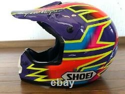 Vintage SHOEI VF-X Motocross Helmet Damon Bradshaw Replica Size M NM