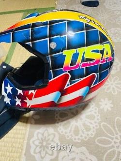 Vintage SHOEI VF-X Motocross Helmet Size L USA color
