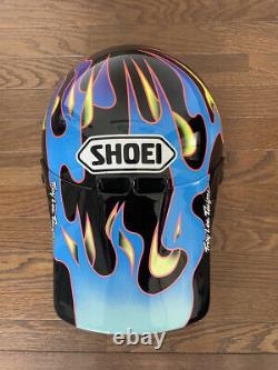 Vintage SHOEI VF-X TROY LEE DESIGNS Motocross Helmet Black Size L
