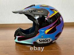 Vintage SHOEI VF-X TROYLEE Motocross Helmet Size XL Black Great Condition