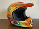Vintage SHOEI VF-X TROYMAX Motocross Helmet Orange Size XL Troy Lee Designs
