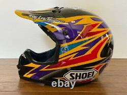 Vintage SHOEI VF-X2 DAMON BRADSHAW Motocross Helmet Size S Troy Lee Designs NOS