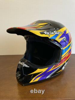 Vintage SHOEI VF-X2 Damon Bradshaw Replica Motocross Helmet Size L Troy Lee
