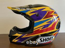 Vintage SHOEI VF-X2 Damon Bradshaw Replica Motocross Helmet Size L Troy Lee