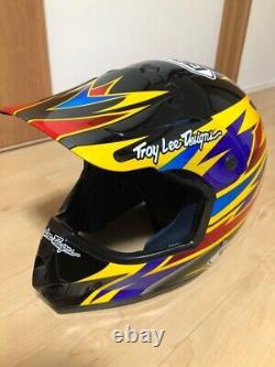 Vintage SHOEI VF-X2 Damon Bradshaw Replica Motocross Helmet Size M Troy Lee