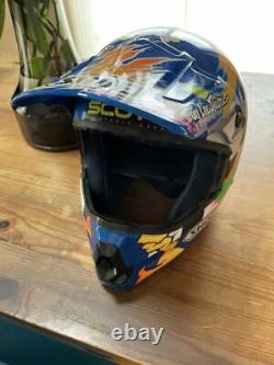 Vintage SHOEI VF-X2 Jeff Emig Replica Motocross Helmet Troy Lee Designs Size M
