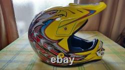Vintage SHOEI VFX-R HAMBLIN Motocross Helmet Size L Yellow NOS Unused