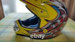 Vintage SHOEI VFX-R HAMBLIN Motocross Helmet Size L Yellow NOS Unused