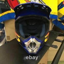 Vintage SHOEI VFX-R HOT WHEELS Motocross Helmet Size L Troy Lee Designs Used
