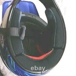 Vintage SHOEI VFX-R Motocross Helmet Blue Troy Lee Designs Size XL