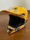 Vintage SHOEI VFX-R Motocross Helmet Troy Lee Designs Size M Yellow