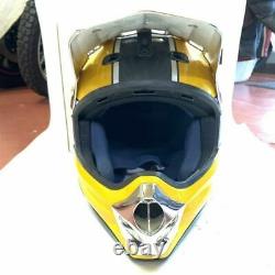 Vintage SHOEI VFX-R Motocross Helmet US YAMAHA Yellowith Black M NOS