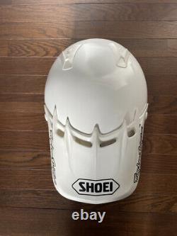 Vintage SHOEI VFX-R Motocross Helmet White Size S as is