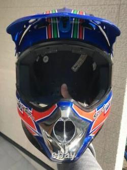 Vintage SHOEI VFX-R PRO CIRCUIT Troy Lee Designs Motocross Helmet No interior