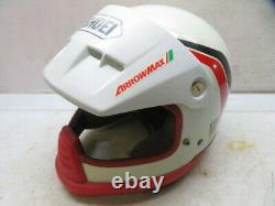 Vintage SHOEI VT-1 Off-Road Helmet White Size M