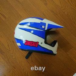 Vintage SHOEI x SINISALO Motocross Helmet (VX-COUGAR) Size M Rare