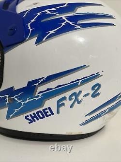 Vintage Shoei AMotocross Bmx Motorcycle Helmet SNELL Japan Sz L 1993