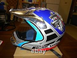Vintage Shoei Motocross Helmet Vfx-r Doug Henry Limited Edition Yamaha