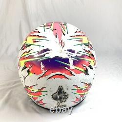 Vintage Shoei Troy Lee Designs Motocross Bmx Motorcycle Helmet SNELL Japan Sz L