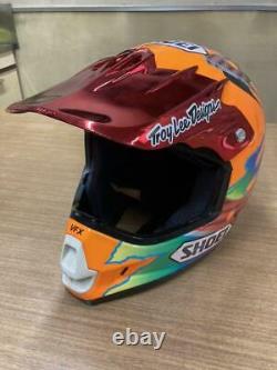 Vintage Shoei VF-X TROYMAX Size L Motocross Full-Face Helmet