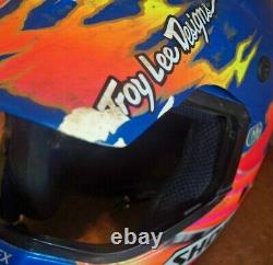 Vintage Shoei VF-X Troy Lee MAX Toroiri Motocross Helmet Medium USED