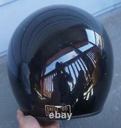 Vintage Simpson Black Darth Vader Motorcycle Motocross MX Helmet Full Face 7.5