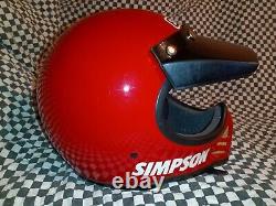 Vintage Simpson M52 Racing Helmet 7-1/4 Oakley Snell 80 bell shoei
