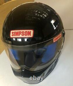 Vintage Simpson Super Bandit 7-5/8 6/92 1992 Drag Racing, Auto/Motocross Helmet