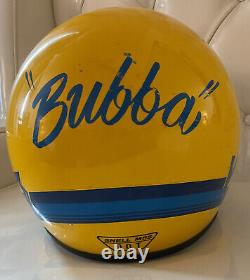 Vintage Snell SHOEI Motocross Helmet VX-3 Large 7 3/8 7 1/2 BUBBA Yellow