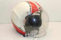 Vintage Spoiler S-80 Motorcycle Helmet Red McHal Magnum Bell Motocross 1970s